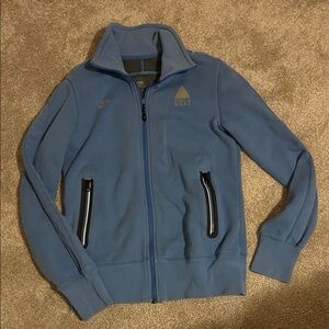 Nike Blue Zip-Up Sweatshirt